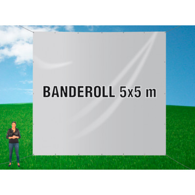 Banderoll 5x5 meter